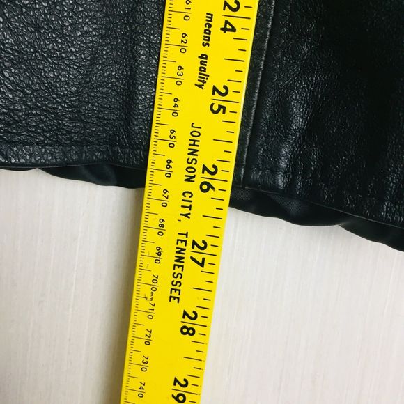 BURK's BAY Men's HARLEY DAVIDSON Logo Collar Pockets Leather Jacket L Large - Picture 12 of 12